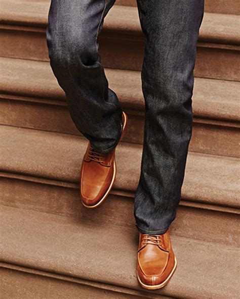 denim dress shoes for men.